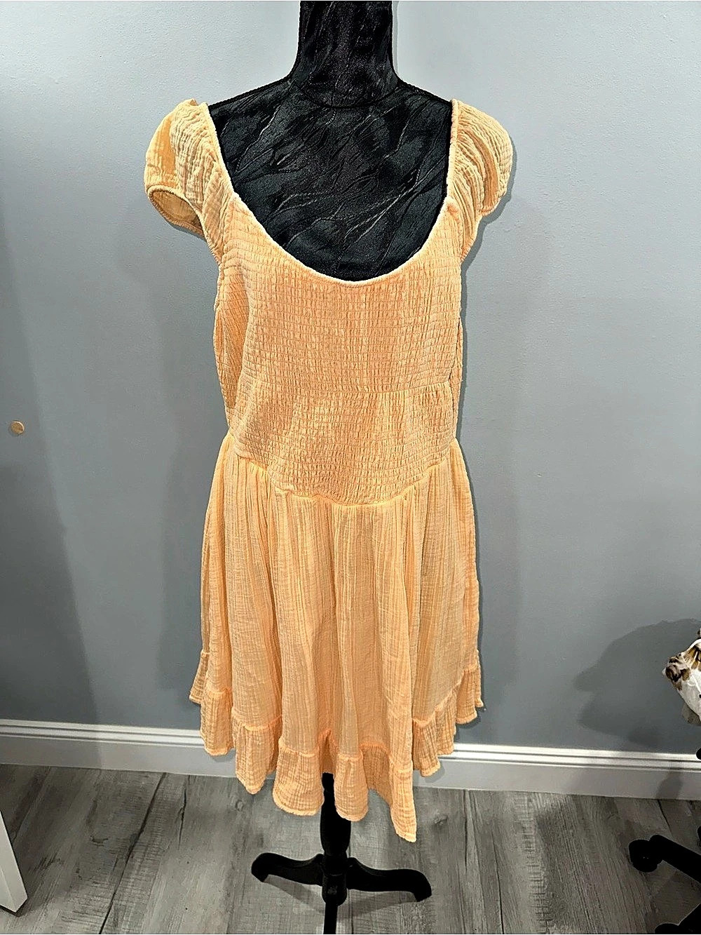 American Eagle Women's Mini Dress in Orange